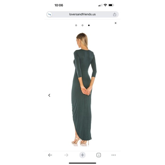 Lovers and Friends Sundance Maxi Dress in Everglade Green XS Brand New W Tags - Picture 4 of 13